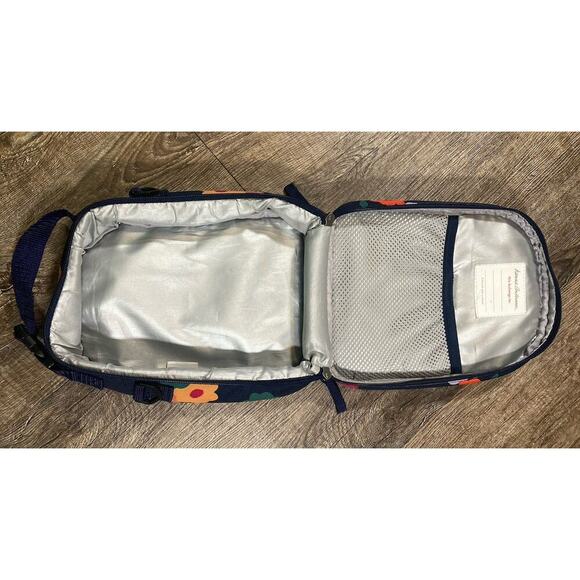 Hanna Andersson Insulated Lunch Bag Strap Flowers Nature - Picture 8 of 13